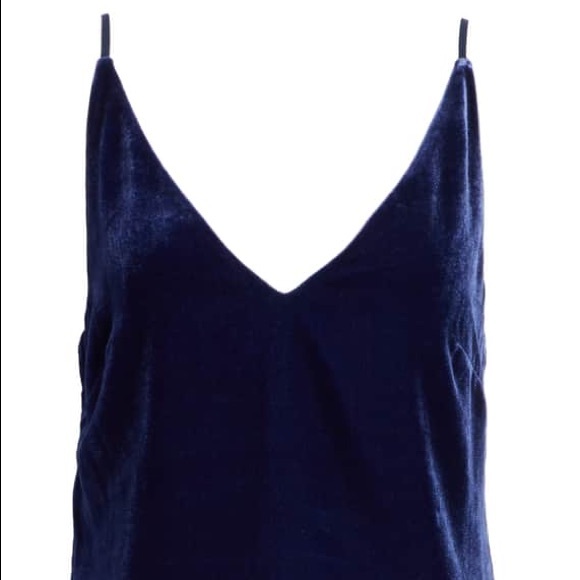 NWT: L’AGENCE: Navy Velvet Cami Sz: XS - Picture 3 of 5